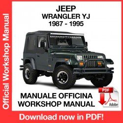 Workshop Manual Jeep Wrangler YJ (1987-1995)
