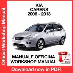 Workshop Manual Kia Carens Rondo (2006-2013)