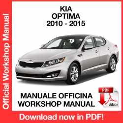 Workshop Manual Kia Optima (2010-2015)
