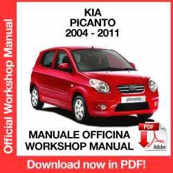 Workshop Manual Kia Picanto (2004-2011)