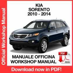 Workshop Manual Kia Sorento (2010-2014)