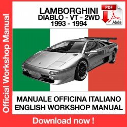 Workshop Manual Lamborghini Diablo VT 2WD (1993-1994)