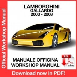Workshop Manual Lamborghini Gallardo (2003-2008)