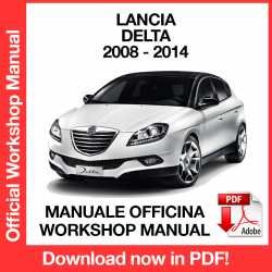 Workshop Manual Lancia Delta (2008-2014)