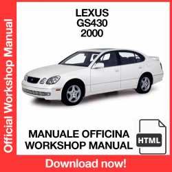 Workshop Manual Lexus GS430 GS300 (2000)