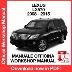 Workshop Manual Lexus LX570 (2008 - 2015)