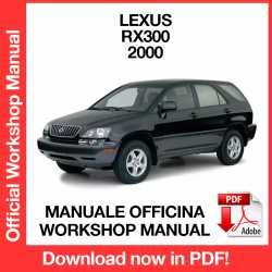Workshop Manual Lexus RX300 (2000)