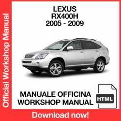 Workshop Manual Lexus RX400H (2005-2009)