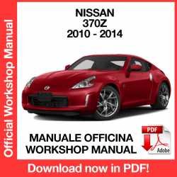 Workshop Manual Nissan 370Z (2010-2014)