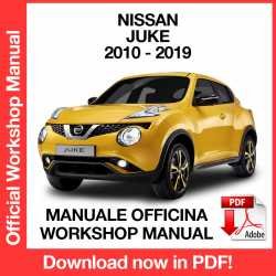 Workshop Manual Nissan Juke (2010-2019)