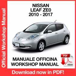 Workshop Manual Nissan Leaf Ze0 (2010-2017)