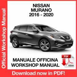 Workshop Manual Nissan Murano Z52 (2016-2020)