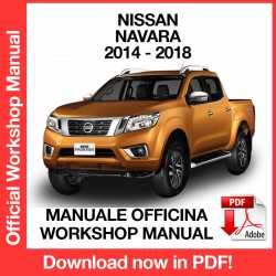 Workshop Manual Nissan Navara NP300 D23 (2014-2018)