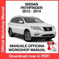 Workshop Manual Nissan Pathfinder R52 (2013-2014)