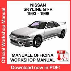 Workshop Manual Nissan Skyline GT-R R33 (1993-1998)