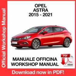 Workshop Manual Opel Astra K (2015-2021)
