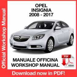 Workshop Manual Opel Insignia (2008-2017)
