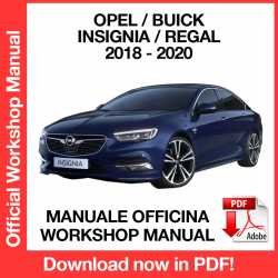Workshop Manual Opel Insignia / Buick Regal (2018-2020)