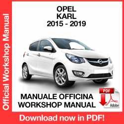 Workshop Manual Opel Karl (2015-2019)