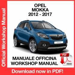 Workshop Manual Opel Mokka (2012-2017)
