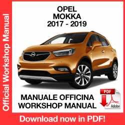 Workshop Manual Opel Mokka (2017-2019)