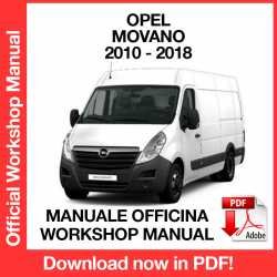 Workshop Manual Opel Movano (2010-2018)