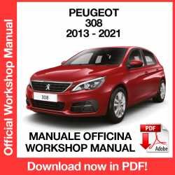 Workshop Manual Peugeot 308 (2013-2021)