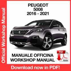 Workshop Manual Peugeot 5008 (2016-2021)