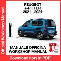 Workshop Manual Peugeot e-Rifter (2021-2024)