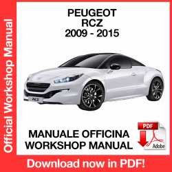 Workshop Manual Peugeot RCZ (2009-2015)