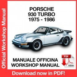 Workshop Manual Porsche 911 930 Turbo (1976-1984)