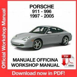 Workshop Manual Porsche 911 996 (1997-2005)