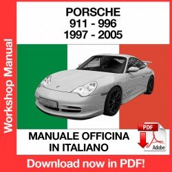 Workshop Manual Porsche 911 996 (1997-2005)