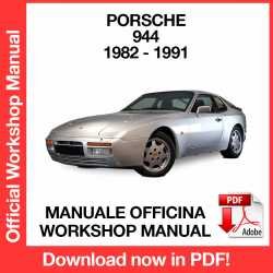 Workshop Manual Porsche 944 (1982-1991)