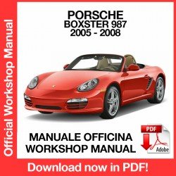 Workshop Manual Porsche Boxster 987 (2005-2008)