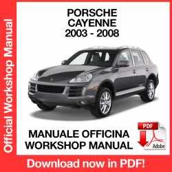 Workshop Manual Porsche Cayenne (2003-2009)