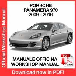 Workshop Manual Porsche Panamera 970 (2009-2016)