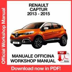 Workshop Manual Renault Captur J87 (2013-2015)