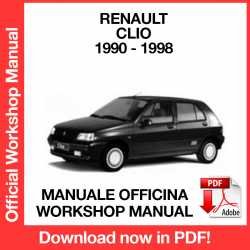 Workshop Manual Renault Clio (1990-1998)
