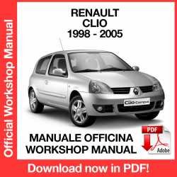Workshop Manual Renault Clio II X65 (1998-2005)