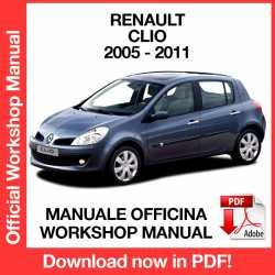 Workshop Manual Renault Clio III X85 (2005-2011)