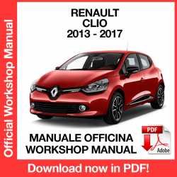 Workshop Manual Renault Clio IV X98 (2013-2017)