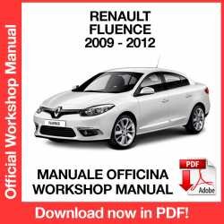 Workshop Manual Renault Fluence (2009-2012)
