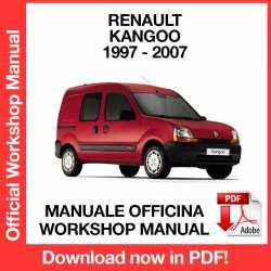 Workshop Manual Renault Kangoo (1997-2007)
