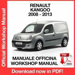 Workshop Manual Renault Kangoo II X61 (2008-2013)