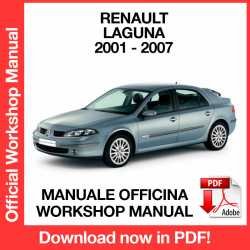 Workshop Manual Renault Laguna II X74 (2001-2007)