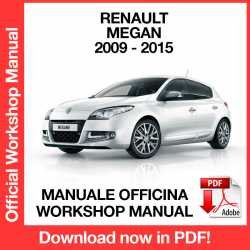 Workshop Manual Renault Megane III X95 (2009-2015)