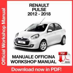 Workshop Manual Renault Pulse (2012-2018)