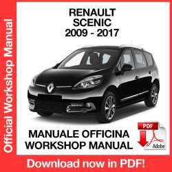 Workshop Manual Renault Scenic III J95 (2009-2017)