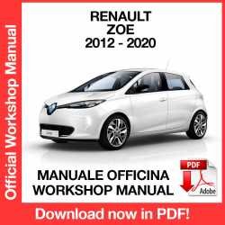 Workshop Manual Renault Zoe (2012-2020)